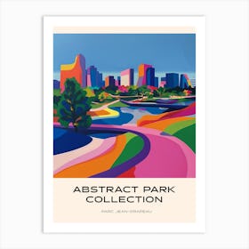 Abstract Park Collection Poster Parc Jean Drapeau Montreal Canada 2 Art Print