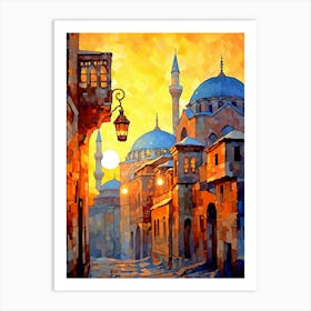 Hagia Sophia Ayasofya Pixel Art 8 Art Print