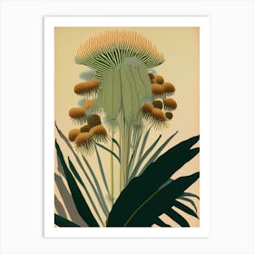 Pincushion Hakea Fern Rousseau Inspired Art Print