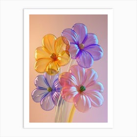 Dreamy Inflatable Flowers Cosmos 2 Art Print