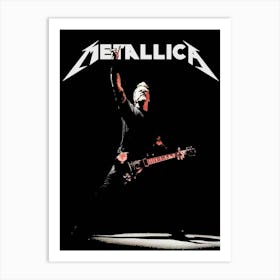 James Hetfield Metallichead band music 11 Art Print