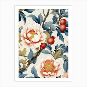 Peony Wallpaper 3 Art Print