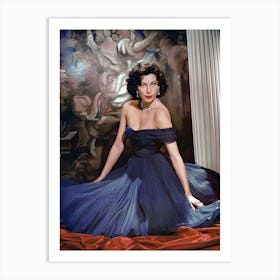 American Actress Ava Gardner Art Print