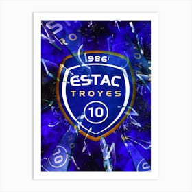 Ac Troyes 2 Art Print