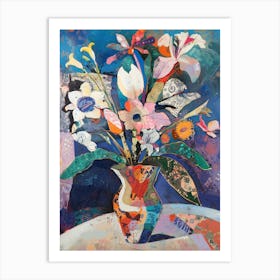 Flowers In A Vase 6 Art Print