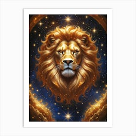 Lion Head Poster