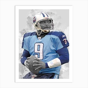 Steve Mcnair Tennessee Titans Art Print