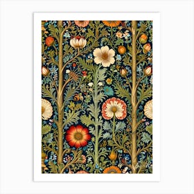 William Morris Rose Flora And Fauna 1 Art Print