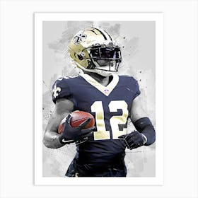 Chris Olave New Orleans Saints Art Print