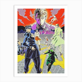 Jojo Bizarre Adventure Anime Art Print