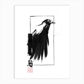 Crow Edge Art Print