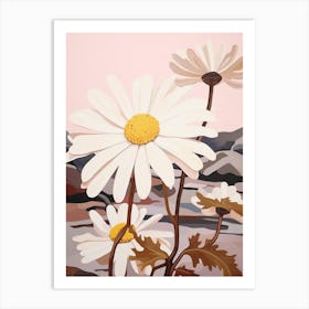 Daisy 1 Flower Painting Art Print