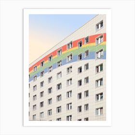 Regenbogen Haus Art Print