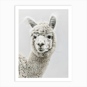 Llama 2 Art Print