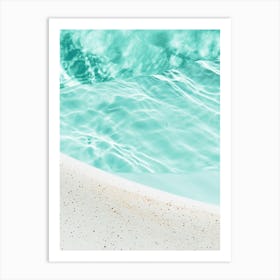 Turquoise Pool Water Art Print