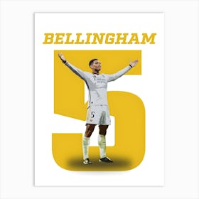 Jude Bellingham Football 1 Art Print