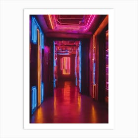 Neon Lights 0 (1) Art Print