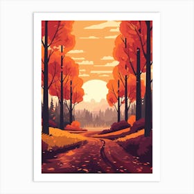 Autumn Landscape 1 Art Print