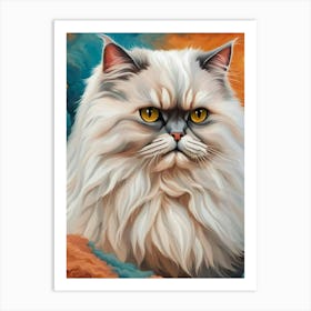 Cat Painting 2 Art Print