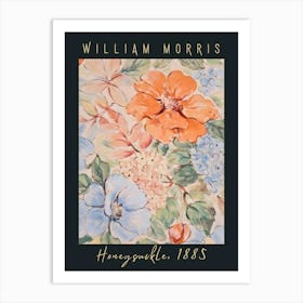 William Morris Honeysuckle 1888 Art Print