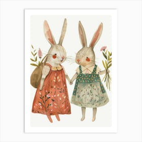 Little Bunnies 1 Art Print