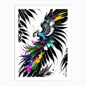 Colorful Parrot Art Print