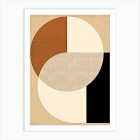 Mid-Century Shapes 765 Art Print