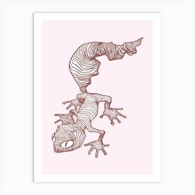 Lizard Abstract Art Print