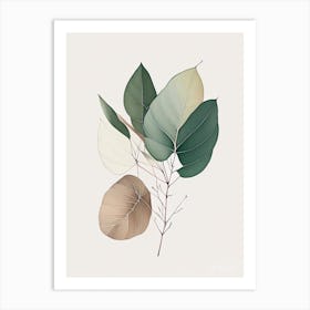 Eucalyptus Leaf Contemporary 2 Art Print