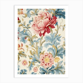 Floral Wallpaper 97 Art Print