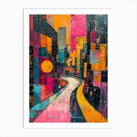 Road To The City Art Print