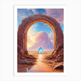 Portal To The Future Art Print