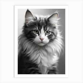 Kitty Cat Art Print