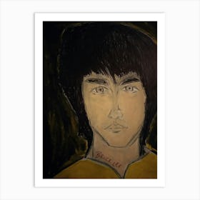 Bruce Lee The dragon Art Print