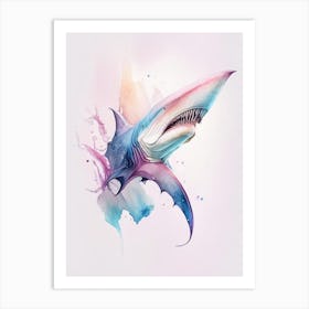 Wobbegong Shark Watercolour Art Print