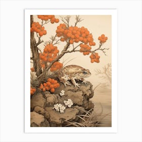 Vintage Japanese Toad 7 Art Print