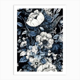 Floral art  flora nature flowers Art Print