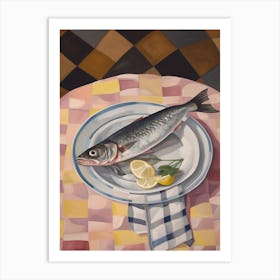 Herring 3 Still Life Painting Art Print