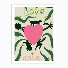 Love Note Art Print