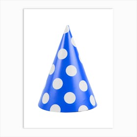 Polka Dot Party Hat Art Print