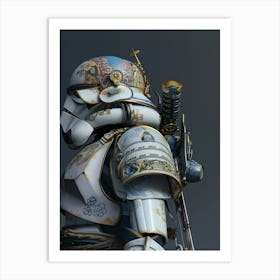 Stormtropper As A Vintagepunk Samurai 06 Art Print