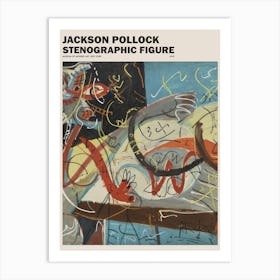 Jackson Pollock Stenographic Figure Art Print