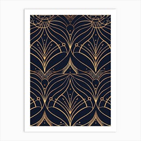 Deco Pattern 1 Art Print