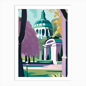 Volksgarten, Austria Abstract Still Life Art Print