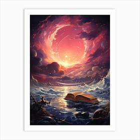 Book Of The Ocean Art Print