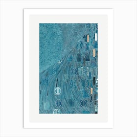 Blue By Gustav Klimt Art Print