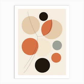 Abstract Circles 5 Art Print