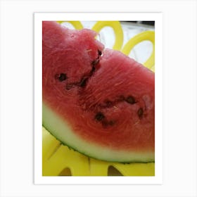 Tasty Red Melon 😋😊😘 Art Print