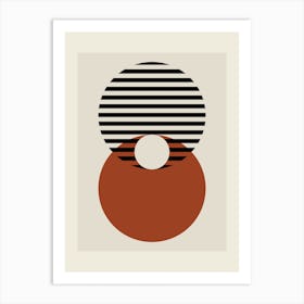 Abstract Circles Art Print