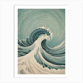 The Ocean Wave Art Print